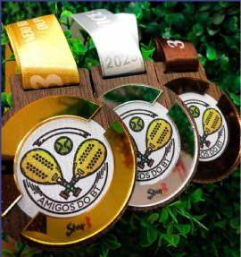 MEDALHA DE BEACH TENNIS 09