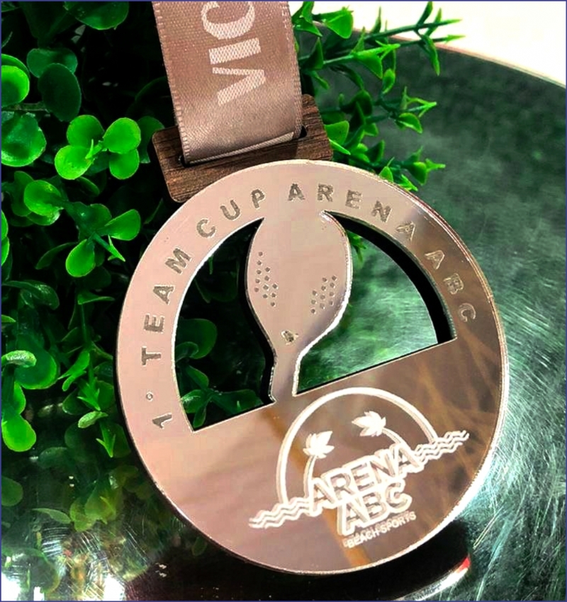 Medalha de Beach Tennis 10