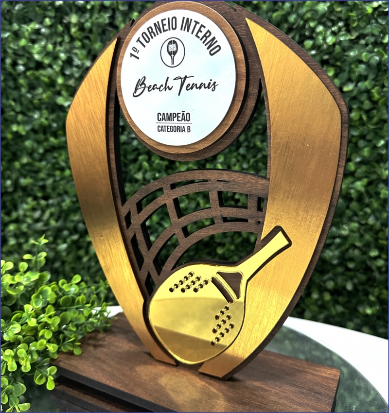 Trofu de Beach Tennis - Guaruj