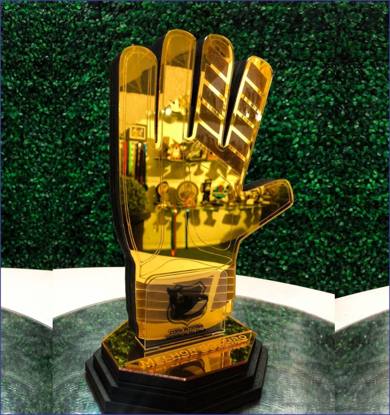 Trofu de Futebol - Goleiro de Ouro